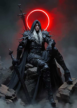 Dark Knight with Red Eclipse