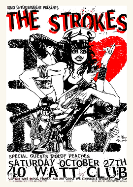 The Strokes Band Poster