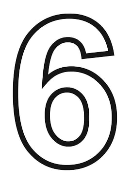 Number 6 Outline