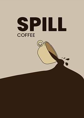 Spilled Coffee Cup