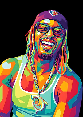 Rapper Lil Jon Pop Art
