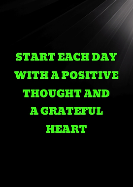 Inspirational Quote on Black Background