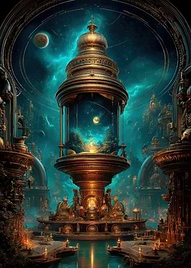 Steampunk Celestial Orrery