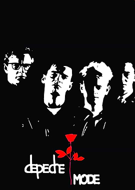 Depeche Mode with Rose