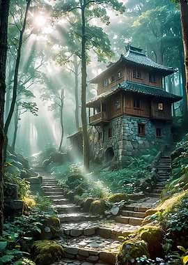Enchanted Forest Pagoda House