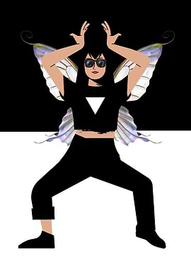 Fairy with Sunglasses Poses