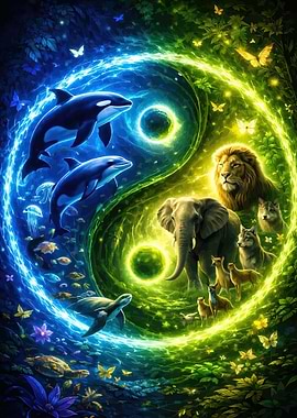 Yin Yang Nature Animals