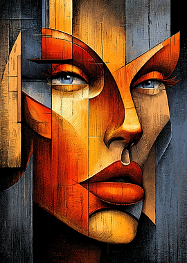 Abstract Portrait of a Woman