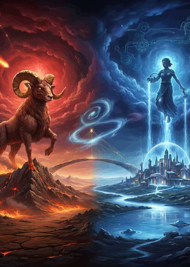 Ram and Futuristic City