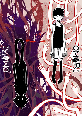 Omori Game Art with Characters and Hands