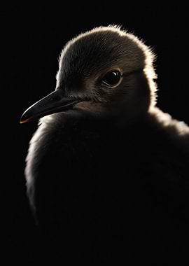 Close-up of a Baby Bird