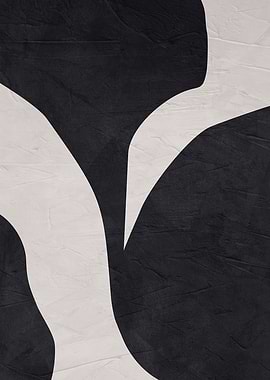 Abstract Black and White Shapes