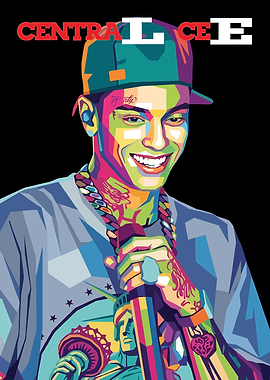 Central Cee Pop Art Portrait