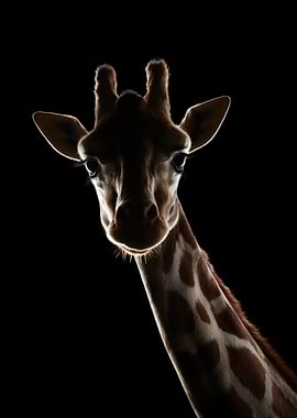 Close-up of a Giraffe's Head