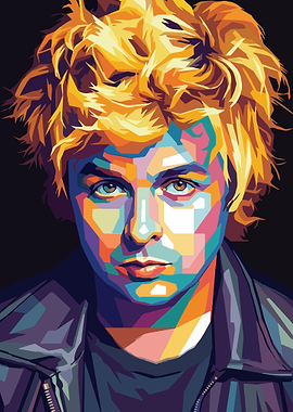 Pop Art Portrait of Billie Joe Armstrong
