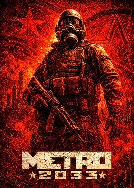 Metro 2033 Soldier Poster