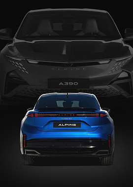 Alpine A390 back view