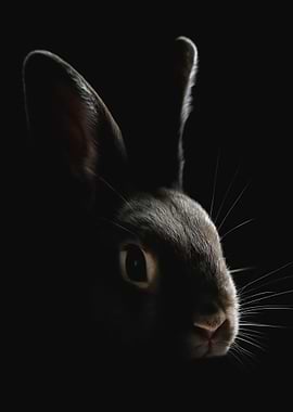 Close-up of a Rabbit's Face