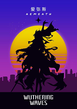 Aemeath Wuthering Waves Silhouette