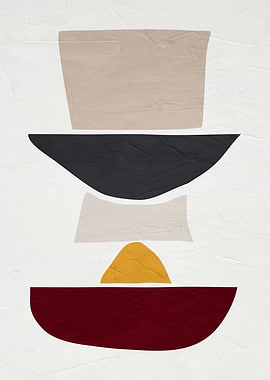 Abstract Geometric Shapes Art