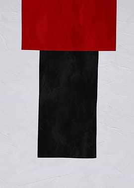 Abstract Red and Black Design