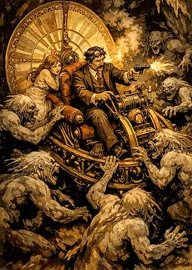 Time Traveler Fights Monsters