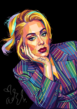 Adele Pop Art Portrait