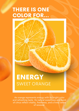Sweet Orange Energy – Vibrant Citrus Burst