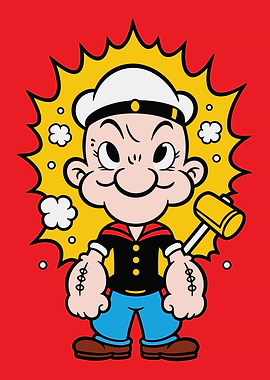 Popeye with a Mallet