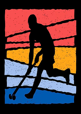 Field Hockey Player Silhouette