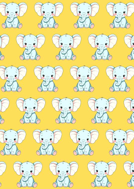 Cute Elephant Pattern