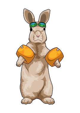 Rabbit Swimming Water wings