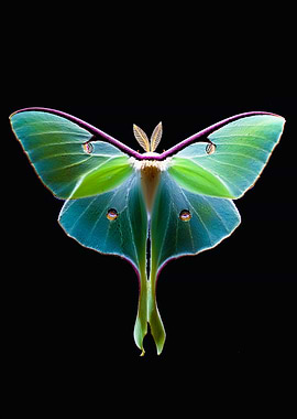 Luna Moth Macro Photography