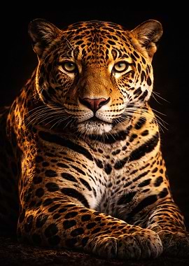 Majestic Jaguar Portrait