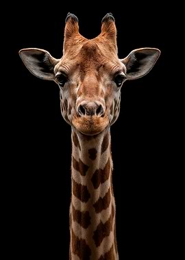 Close-up of a Giraffe's Face