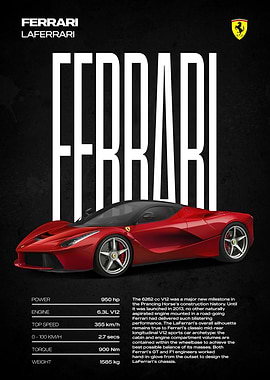 Ferrari LaFerrari Poster