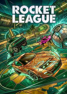 Rocket League Cars and Ball