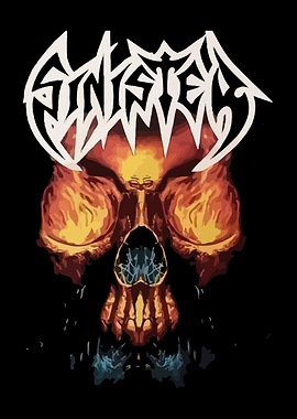 Sinister Skull Logo