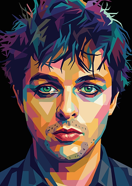 Pop Art Portrait of Billie Joe Armstrong