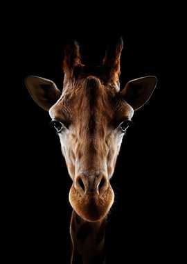 Close-up of a Giraffe's Face
