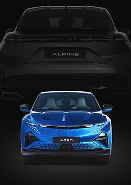 Alpine A390 front view