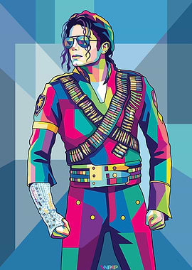 Michael Jackson Pop Art Portrait