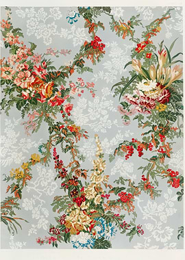 Vintage Floral Wallpaper Pattern