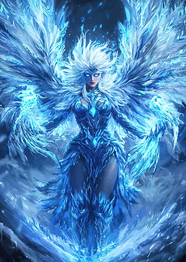 Ice Queen with Wings