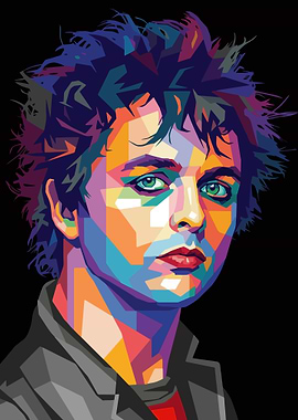 Pop Art Portrait of Billie Joe Armstrong
