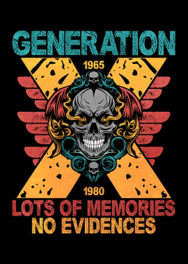 Generation X Skull Art