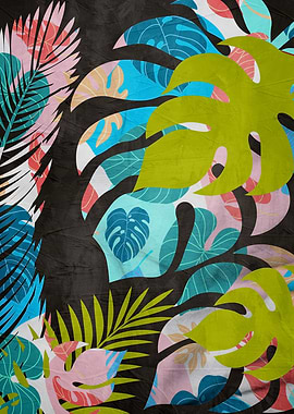 Tropical Leaves Pattern