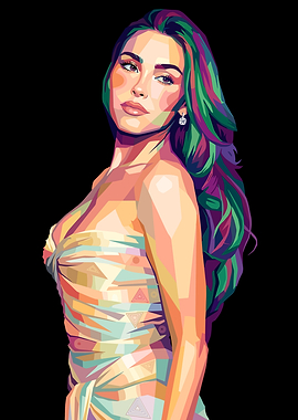 Pop Art Portrait of a Madison Beer