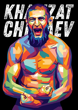 Khamzat Chimaev WPAP Art