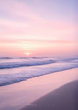 Serene Beach Sunset